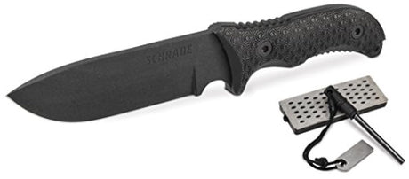 Cuchillo de hoja fija de acero inoxidable con punta de caída