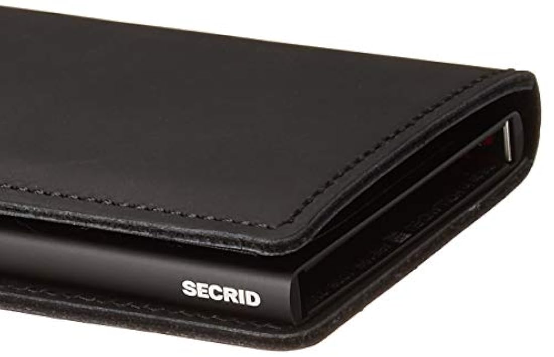 Funda de piel sintética sintética para tarjetas de 12 tarjetas, cartera Rfid, Negro mate
