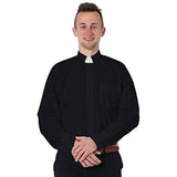 Disfraz de sacerdote Camisa de manga larga, talla M
