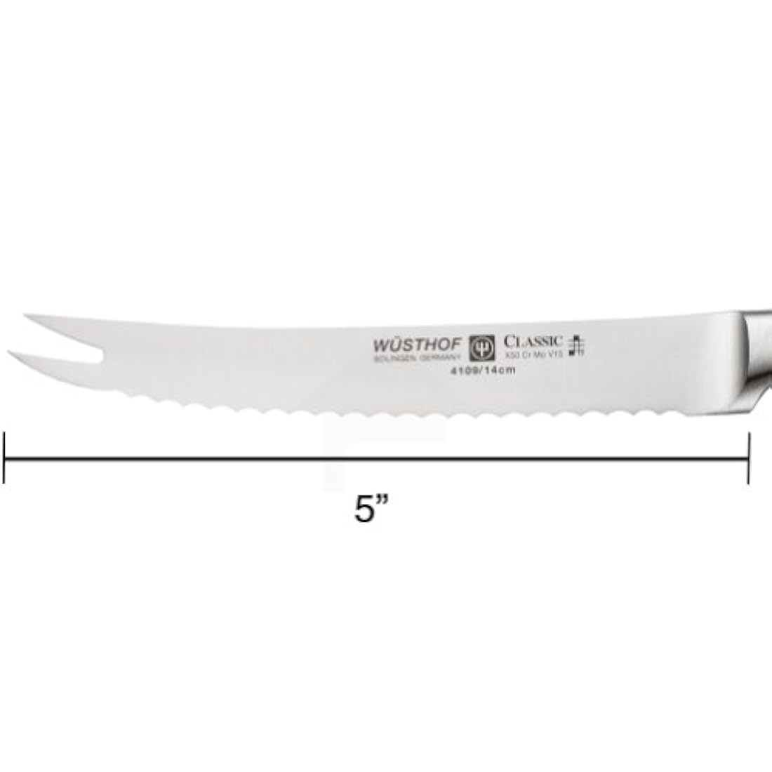 Acero inoxidable de alto carbono – Cuchillo para tomates
