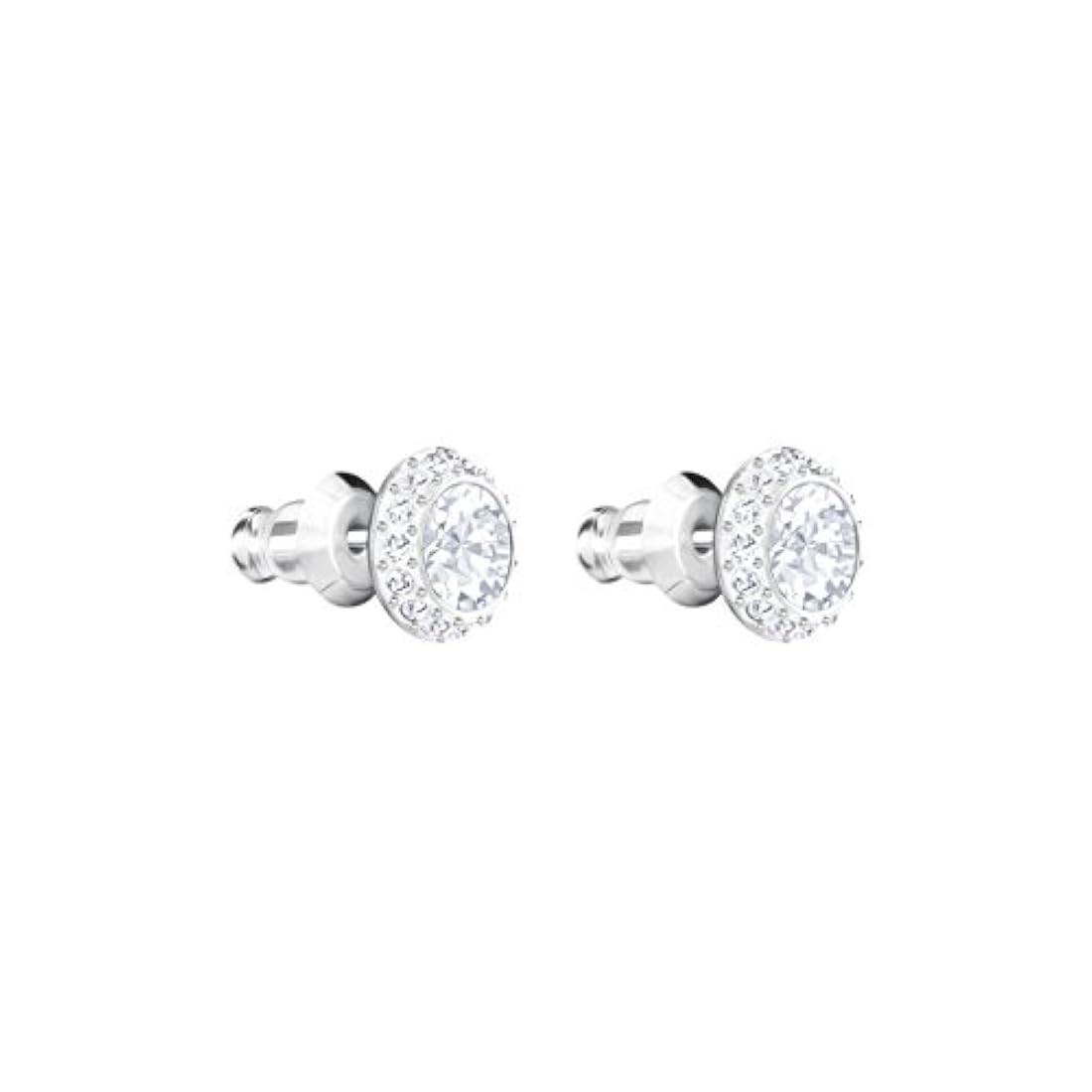 SWAROVSKI - Pendientes de tuerca con solitario angélico