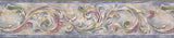 Papel vinilo pre-pegado diseño flores retro(5.25 x 15 pies)