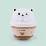 Peluche de Oso Polar, Blanco-Marrón, 10.0 in, Avocatt