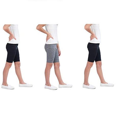 Shorts deportivos para niñas por 3 unidades