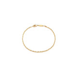 Pulseras  de cuentas chapadas en oro de 18 quilates