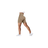 Shorts cortos sin costuras de cintura alta talla M
