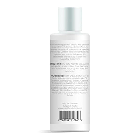 Promesse - Limpiador facial profesional para pieles grasas