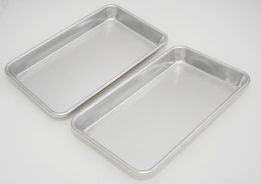 Mini bandejas, Paquete de 2, Aluminio