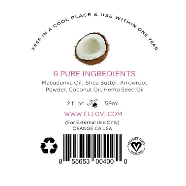 Manteca Corporal Vegana Natural - 6 Ingredientes Puro