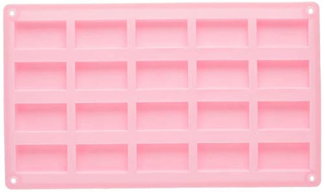 x-haibei 20-cavity rectangular Mini Guest Soap Chocolate Candy molde molde de silicona