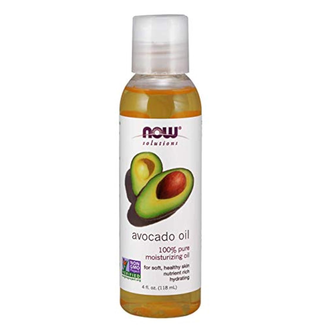 NOW Foods Aceite de aguacate (líquido), botella de 4 onzas