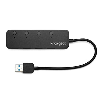 Webcam con 4 puertos USB 3.0 Hub Bundle (2 artículos)