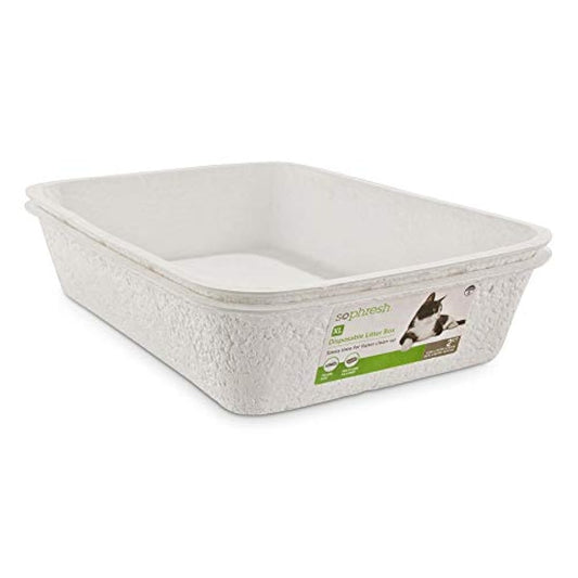 Juego de arena desechable para gatos de So Phresh, XL