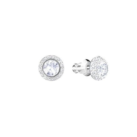 SWAROVSKI - Pendientes de tuerca con solitario angélico