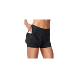 Shorts cortos para correr 2 en 1 para mujer talla S