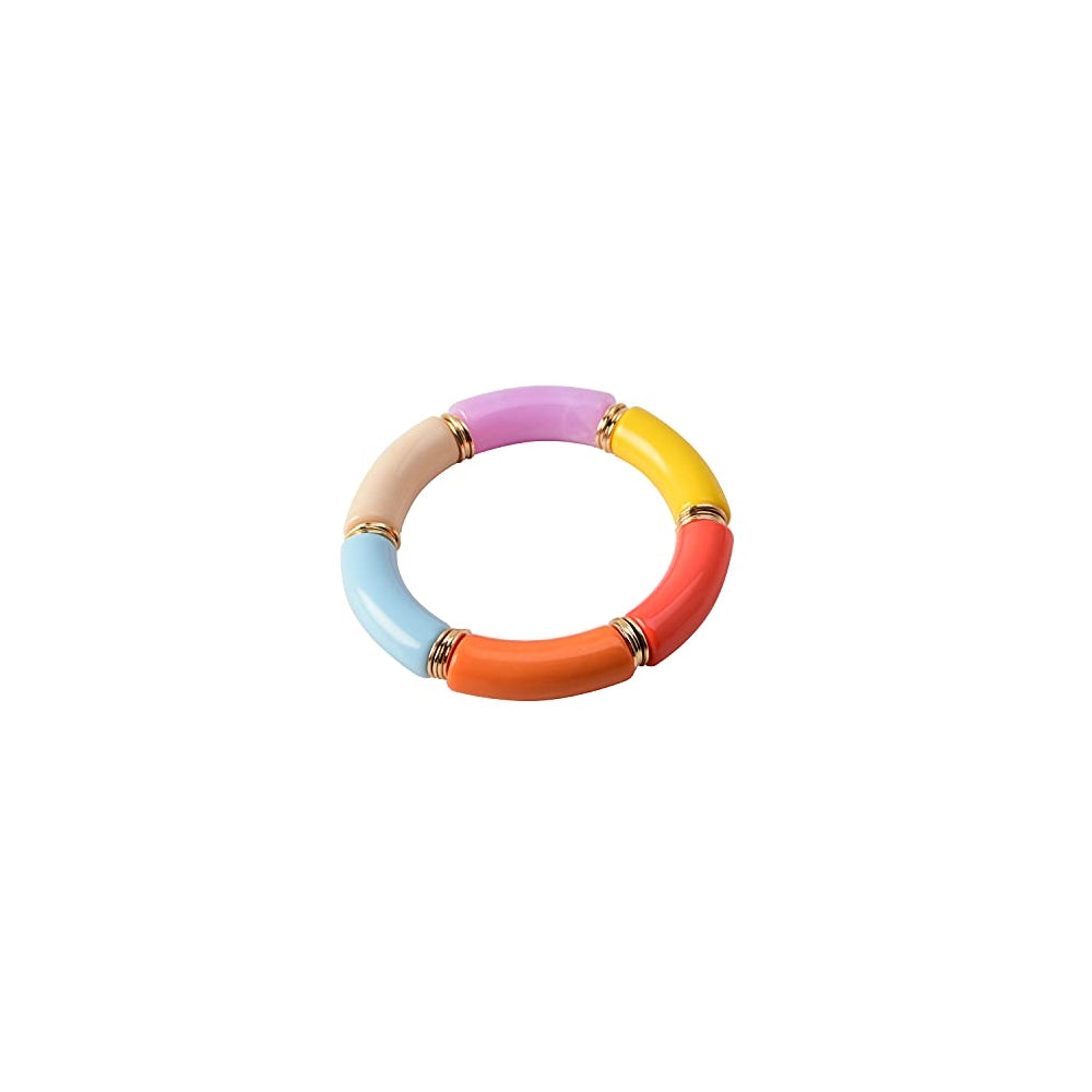 Pulseras y tobilleras de tubo de bambú