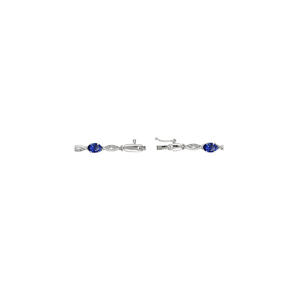 Pulseras y tobilleras de plata de ley auténtica