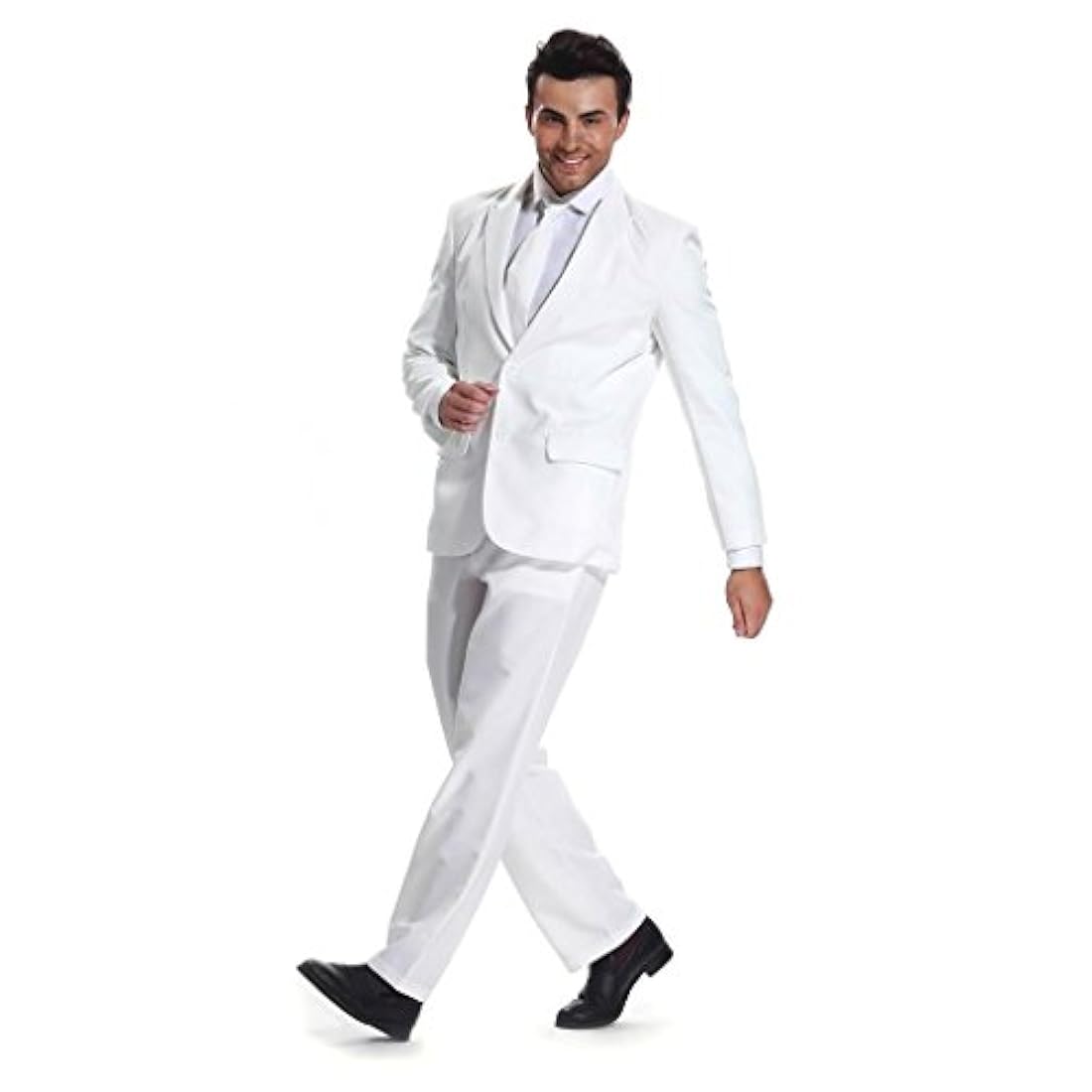 Traje de fiesta para hombre, color sólido, traje de ocio
