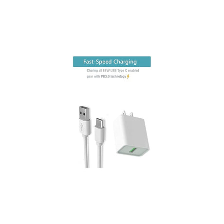 Cargador rápido tipo C de 5 pies para Samsung Galaxy-Tab-A8