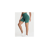 Shorts cortos sin costuras de cintura alta para mujer L