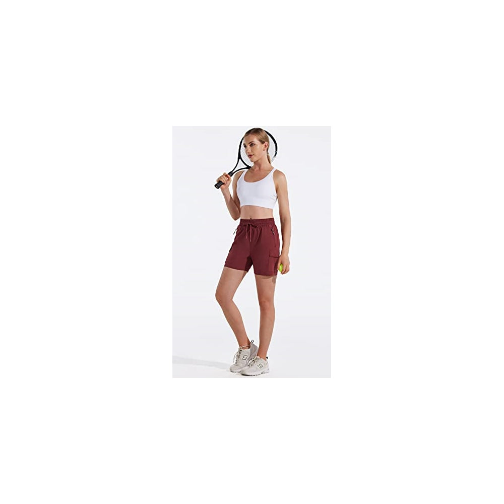 Shorts de senderismo tipo cargo para mujer talla XXL