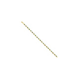 Pulseras de oro amarillo real de 14 quilates