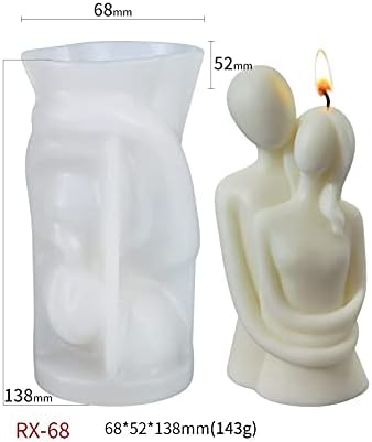 Molde de Silicona para Pareja de Amor - DIY Aromaterapia Mold