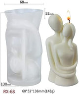 Molde de Silicona para Pareja de Amor - DIY Aromaterapia Mold