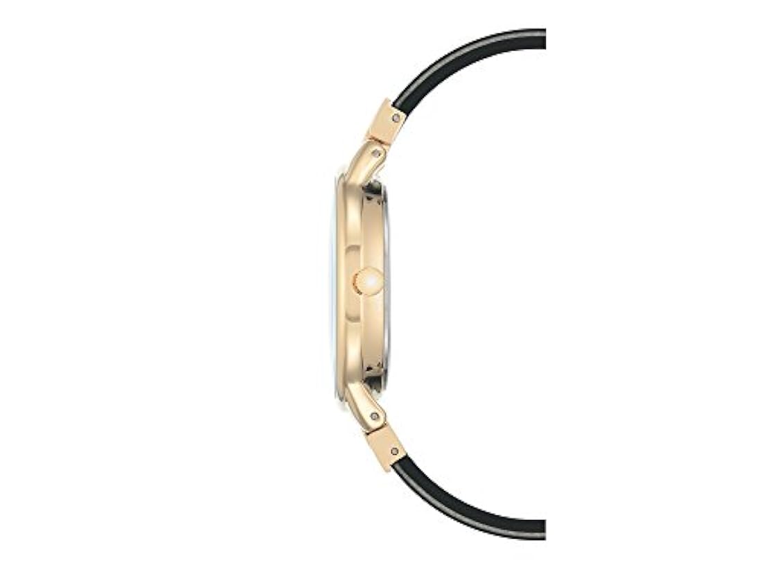 Anne Klein - Reloj de pulsera de resina con cristales