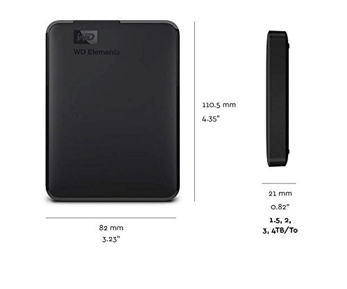 Disco duro externo portátil WD Elements de 3 TB - USB 3.0