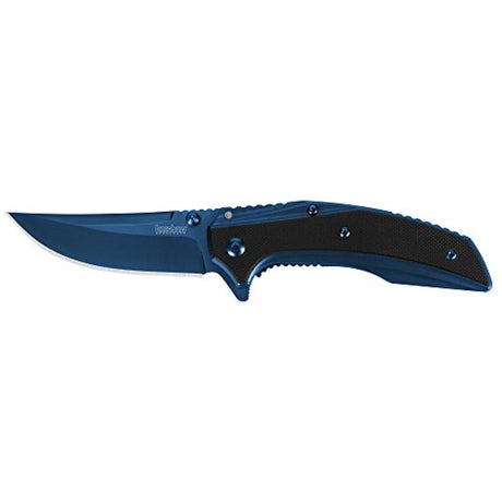 Kershaw hoja de acero  de 3 pulgadas en color azul brillante