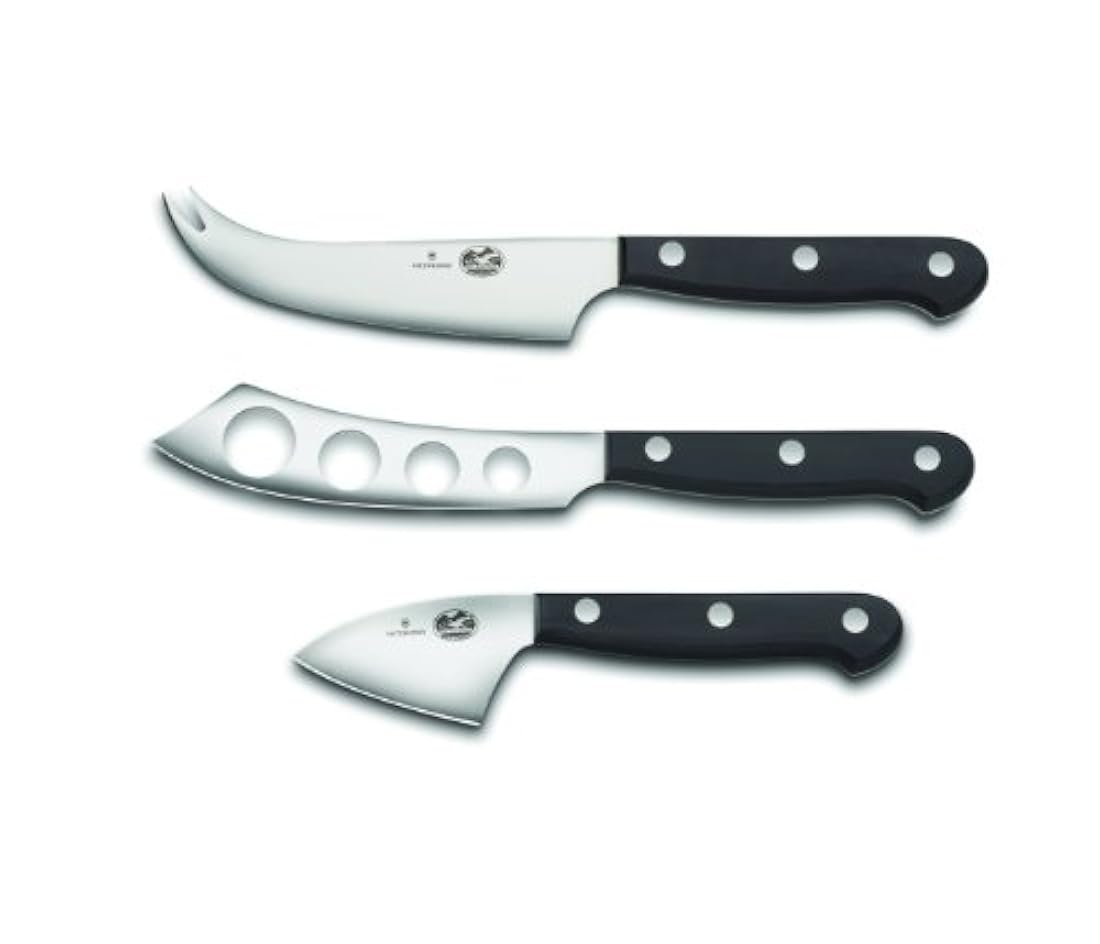 Victorinox -Set de cuchillo para queso, en acero de carbono