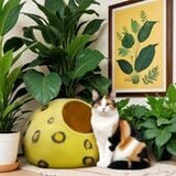Cueva para Gatos Woolygon - Felt Bed Ecológico - Polka Dot