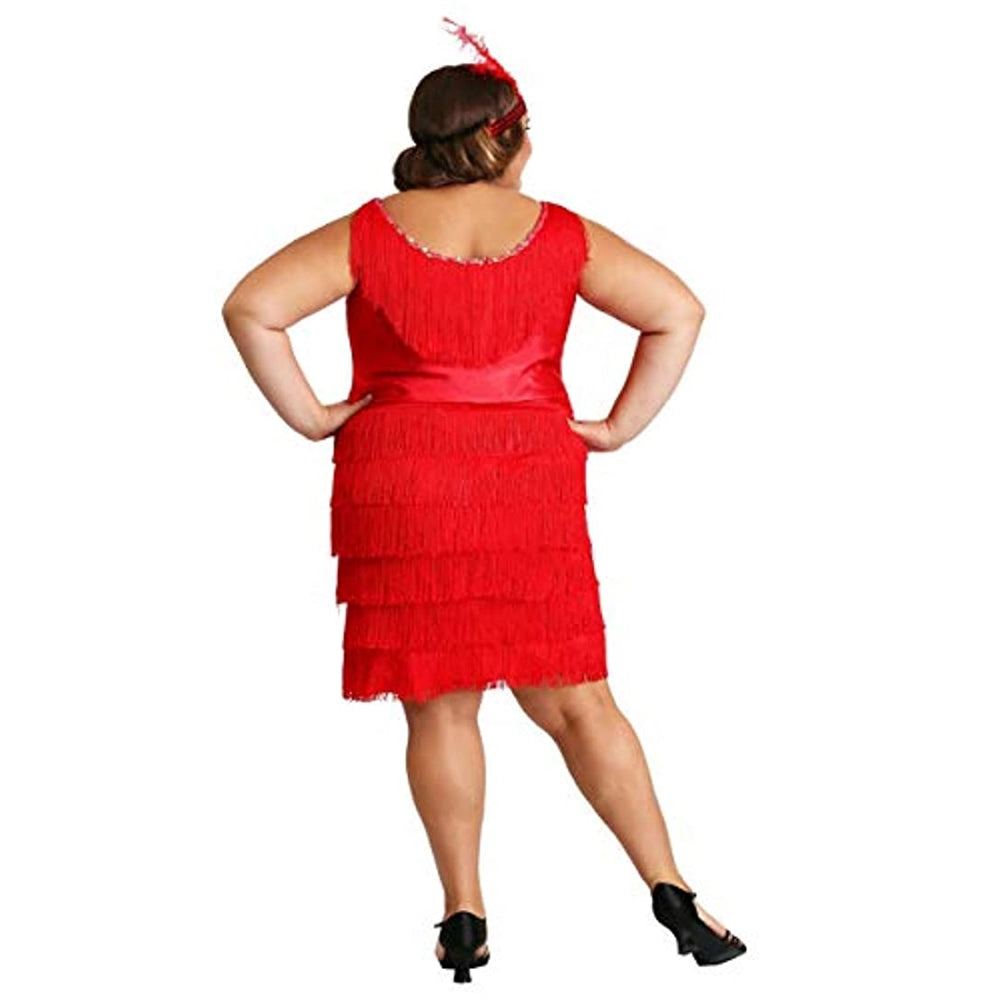 Disfraces Vestido de aleta rojo para mujer