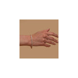 Pulseras y tobilleras chapada en oro de 14 quilates