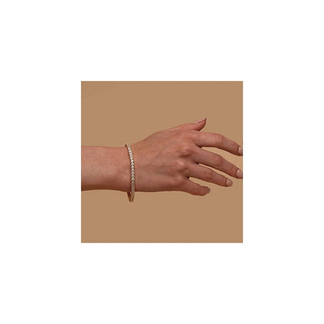Pulseras y tobilleras chapada en oro de 14 quilates