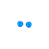 Aretes  simple de cuentas redondas para las mujeres