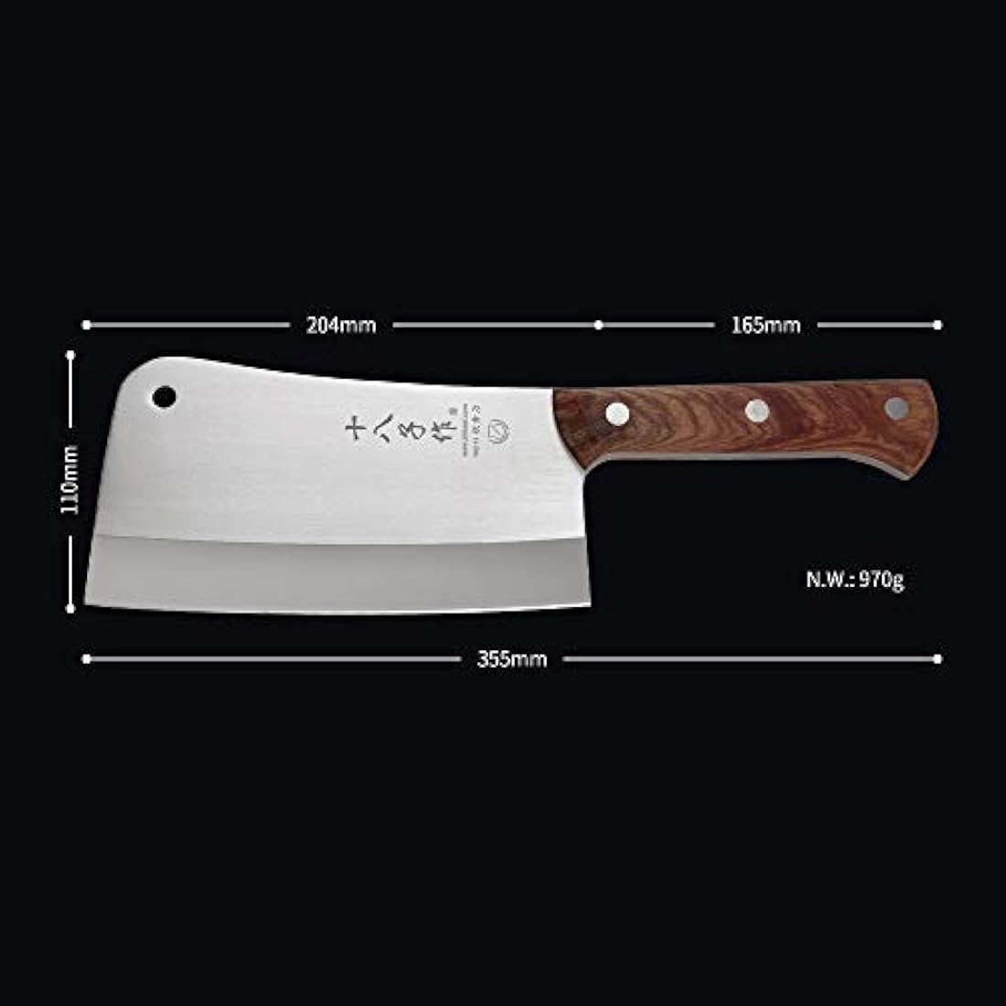 SHI BA ZI ZUO cuchillo de carnicero para cortar huesos