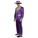 Disfraces - Traje de terciopelo para adultos con sombrero