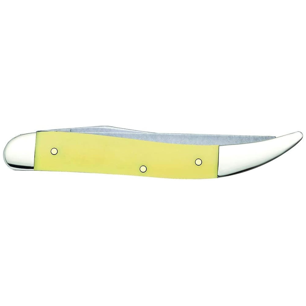 Cuchillo de bolsillo de pesca amarillo
