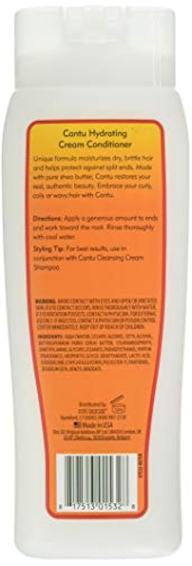 Acondicionador hidratante de cabello natural 400 ml, CANTU