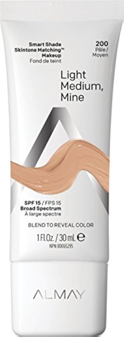 base probada dermatóloga con SPF 15, ligera, mina media 1 oz