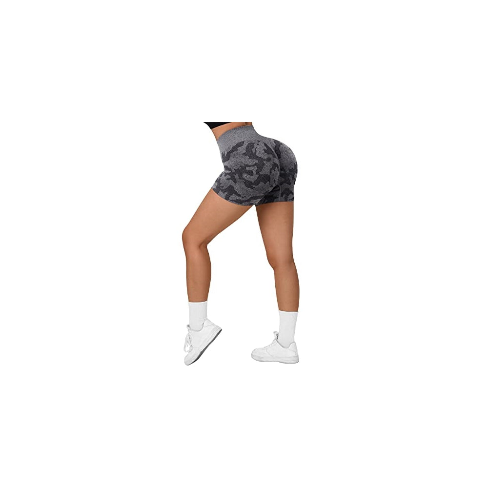 Shorts cortos sin costuras para mujer L