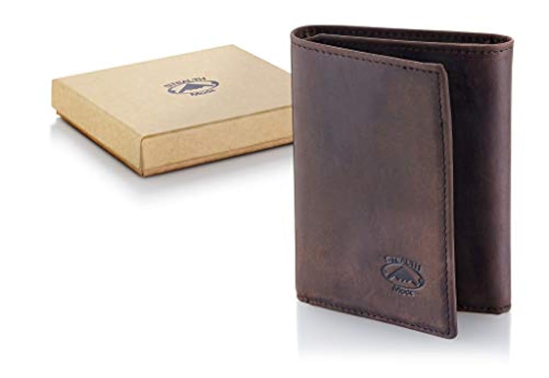 Billetera de piel para hombres Stealth Mode