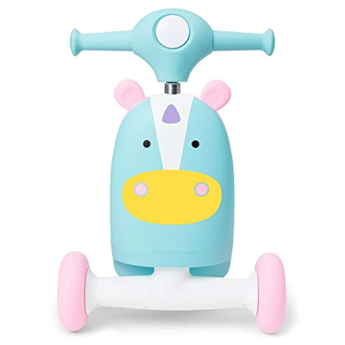 Juguete para niños 3 en 1 con diseño de unicornio.
