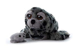 Peluche diseño de Foca color gris-Negro, The Petting Zoo