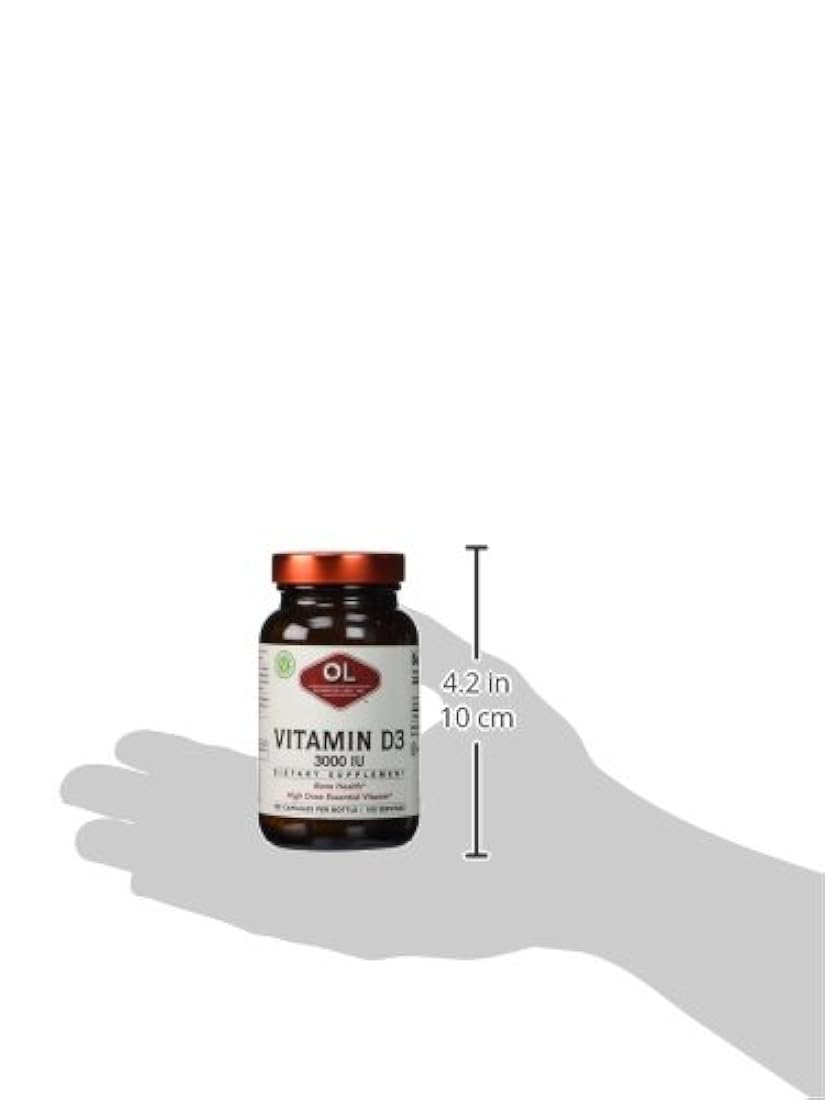 Olympian Labs Vitamina D3-3000 IU - 100 cápsulas