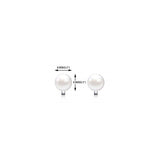 Aretes de perlas de agua dulce para mujeres y niñas