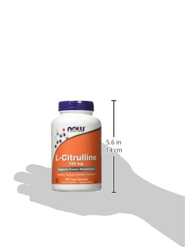 NOW L-Citrulline 750 mg, 180 Tabletas