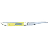 Cuchillo de bolsillo de pesca amarillo